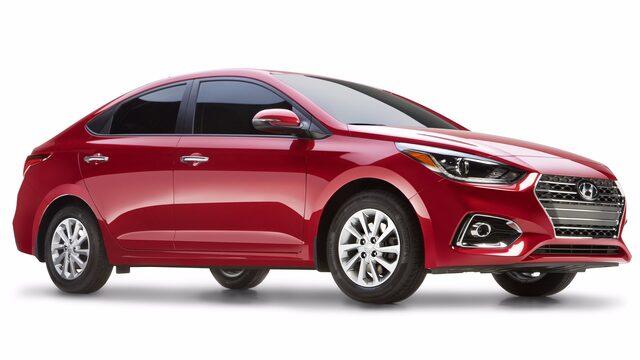2018 Hyundai Accent SEL, Front Three-Quarter View