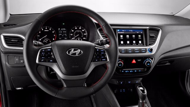 2018 Hyundai Accent Limited, Driver's Cockpit Interior