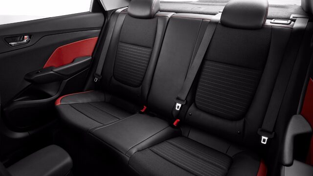 2018 Hyundai Accent Limited, Rear Seat Interior