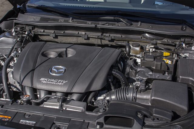 2017 Mazda6 Grand Touring SKYACTIV-G 2.5L Four-Cylinder Engine Bay