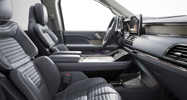 2018 Lincoln Navigator Interior Front and Second-Row Seating