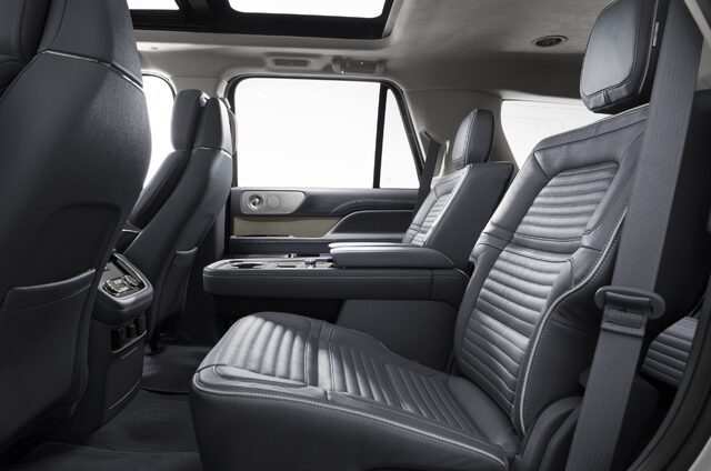 2018 Lincoln Navigator Second-Row Captain's Chairs Interior