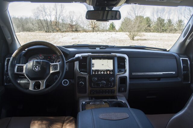 2017 Ram 2500 Laramie Longhorn Interior Dashboard and Uconnect