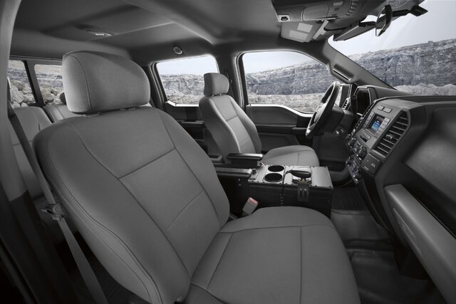 2018 Ford F-150 Police Responder Front Seat Interior Gray