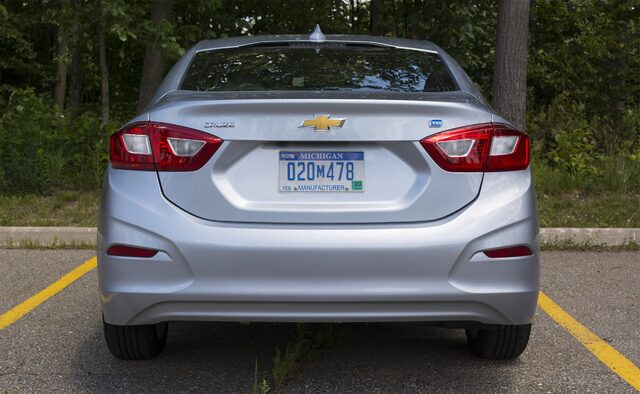 2017 Chevrolet Cruze Diesel Rear View