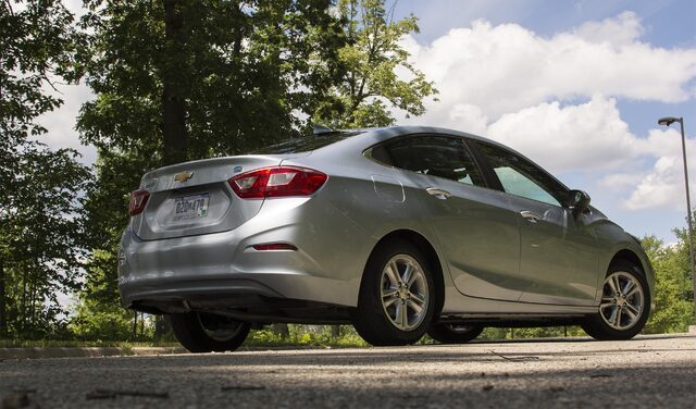 2017 Chevrolet Cruze Diesel Rear Three-Quarter