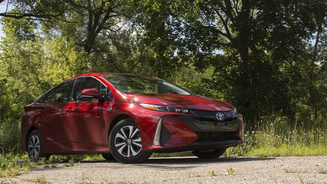 2017 Toyota Prius Prime Plus three-quarter front view