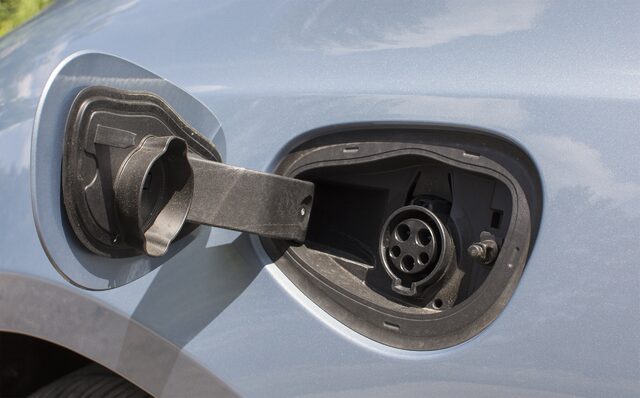 2017 Chrysler Pacifica Hybrid Platinum — SAE J1772 Charge Port Detail