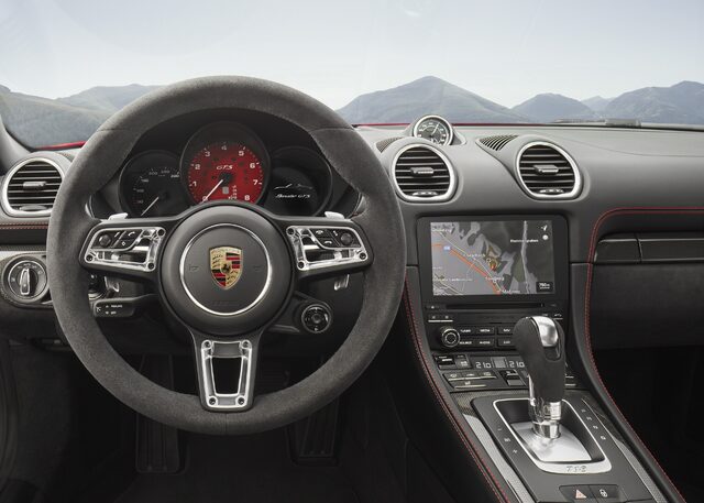 2018 Porsche 718 Boxster GTS interior dashboard