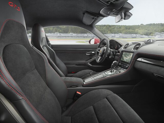 2018 Porsche 718 Cayman GTS interior passenger side