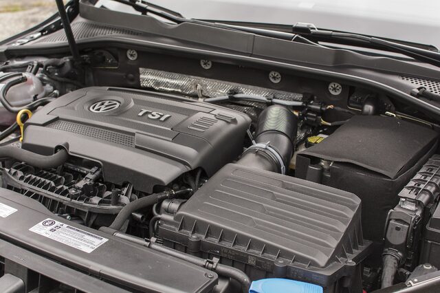 2017 Volkswagen Golf Alltrack SEL — 1.8L TSI Engine Bay