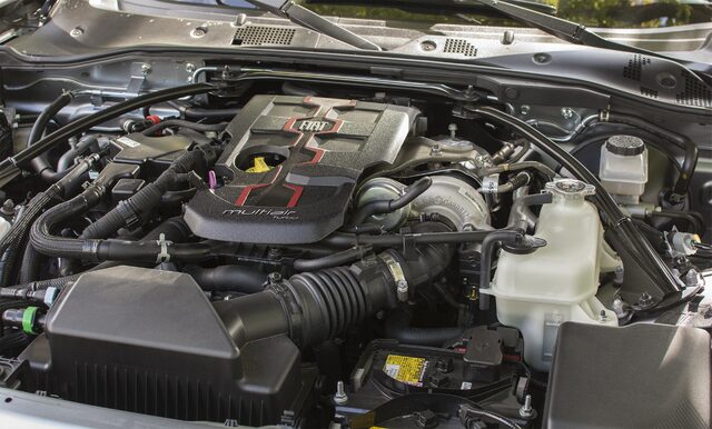 2017 Fiat 124 Spider Abarth MultiAir turbo engine bay