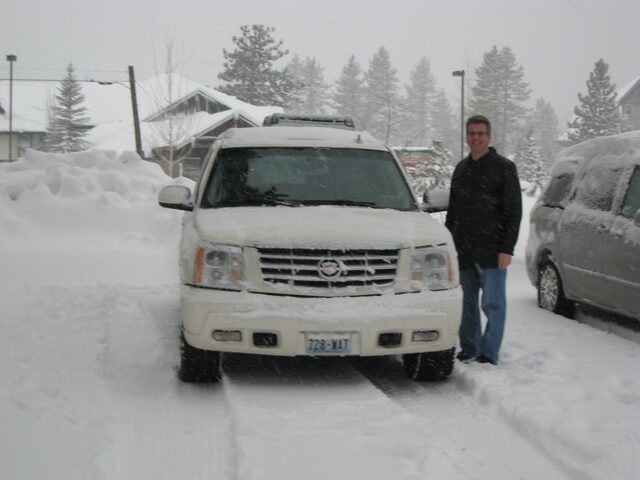 2006 Escalade ESV at Lake Tahoe Xmas 2008