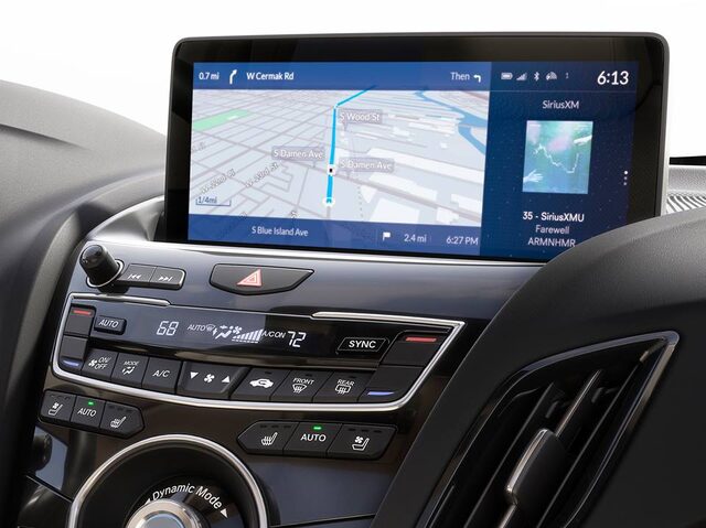 2019 Acura RDX Prototype Infotainment Screen with Navigation