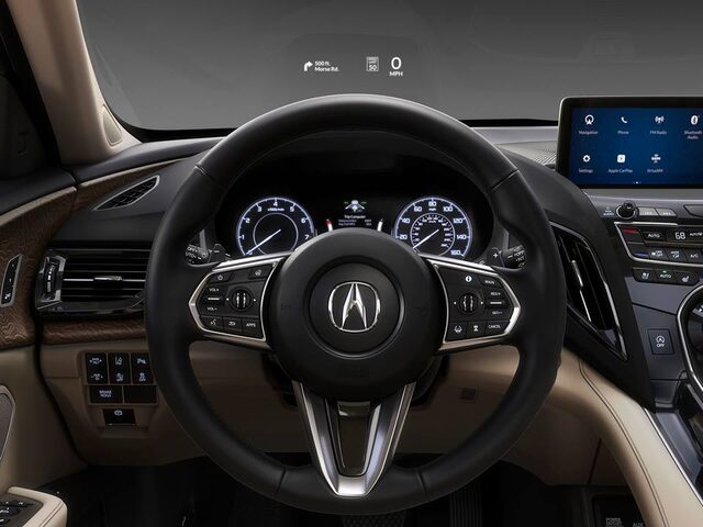 2019 Acura RDX Prototype Steering Wheel and Digital Instrument Cluster