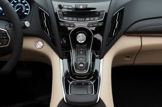 2019 Acura RDX Prototype Center Console Controls