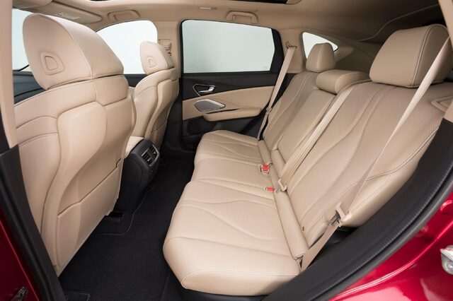 2019 Acura RDX Prototype Rear Seat Interior