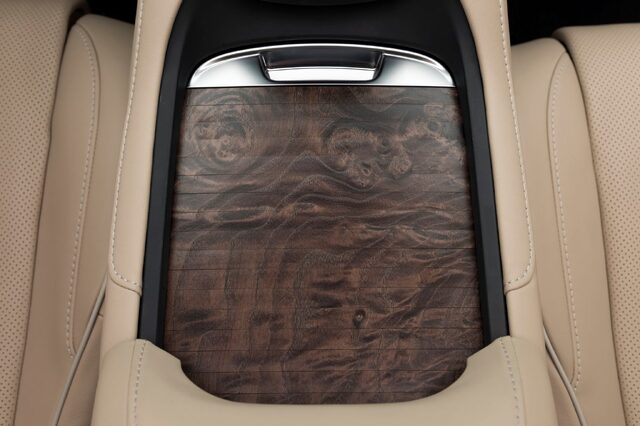 2019 Acura RDX Prototype Rear Seat Wood Trim Detail