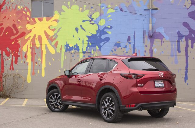 2017 Mazda CX-5 Grand Touring — Rear 3/4 View
