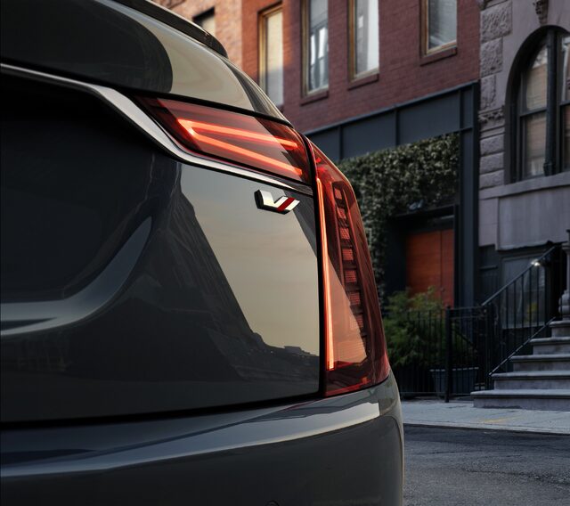 2019 Cadillac CT6 V-Sport — Rear Quarter Panel, V-Sport Badge and LED Taillamp