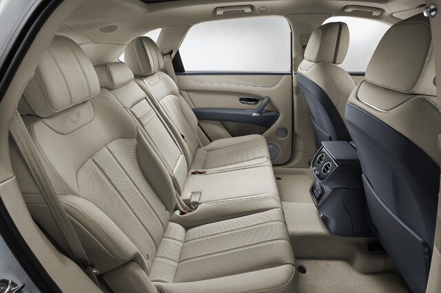 2019 Bentley Bentayga Plug-In Hybrid Rear Seat Interior