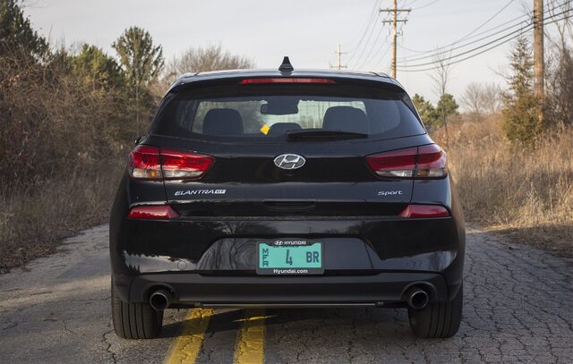 2018 Hyundai Elantra GT Sport rear view