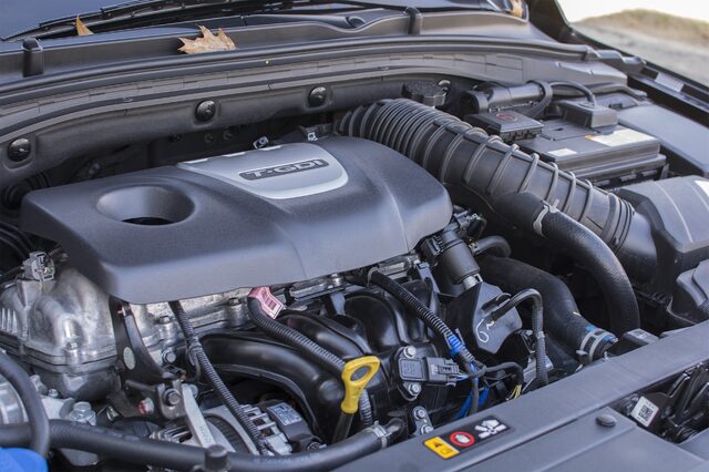 2018 Hyundai Elantra GT Sport T-GDi engine bay