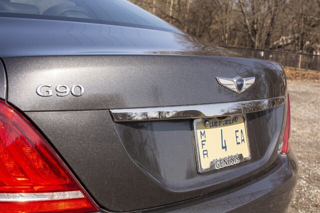 2018 Genesis G90 3.3T Premium — Trunk Badge and Taillamp Detail