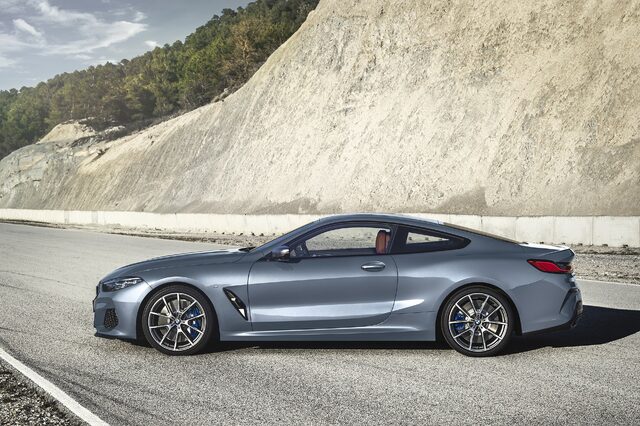 2019 BMW M850i xDrive driver-side profile