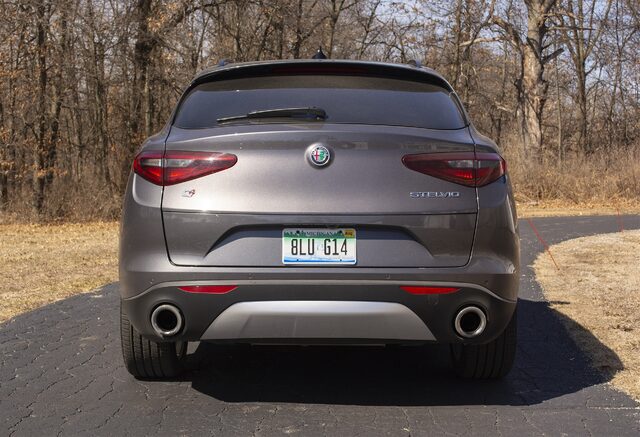 2018 Alfa Romeo Stelvio Ti rear view