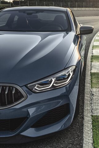 2019 BMW M850i xDrive headlight detail