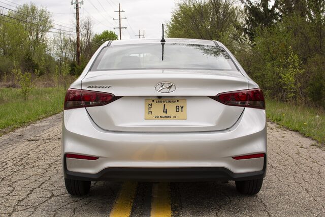 2018 Hyundai Accent SE Rear View