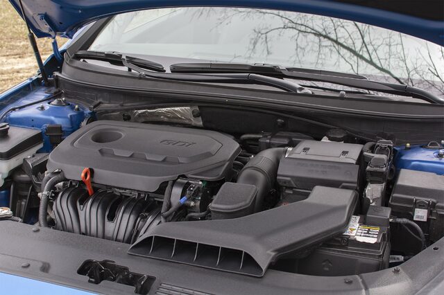 2018 Hyundai Sonata Limited GDI engine bay
