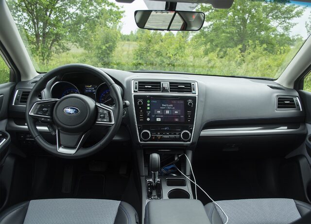 2018 Subaru Legacy 2.5i Sport interior dashboard with STARLINK infotainment