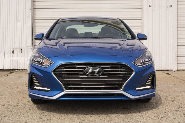2018 Hyundai Sonata Limited front fascia