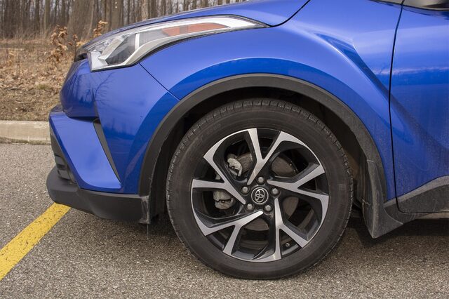 2018 Toyota C-HR XLE Premium front wheel and fender detail