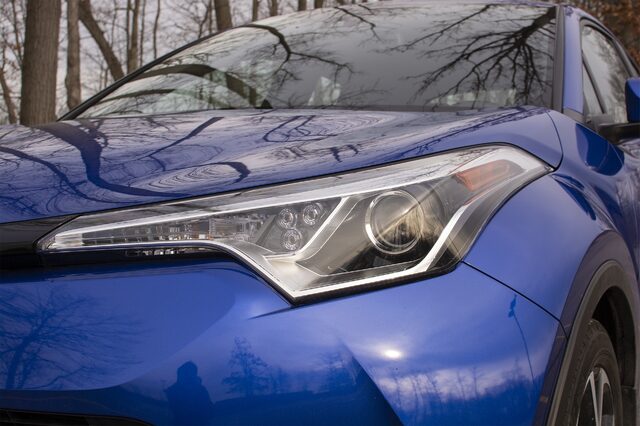 2018 Toyota C-HR XLE Premium bi-LED headlight detail