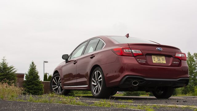 2018 Subaru Legacy 2.5i Sport three-quarter rear view
