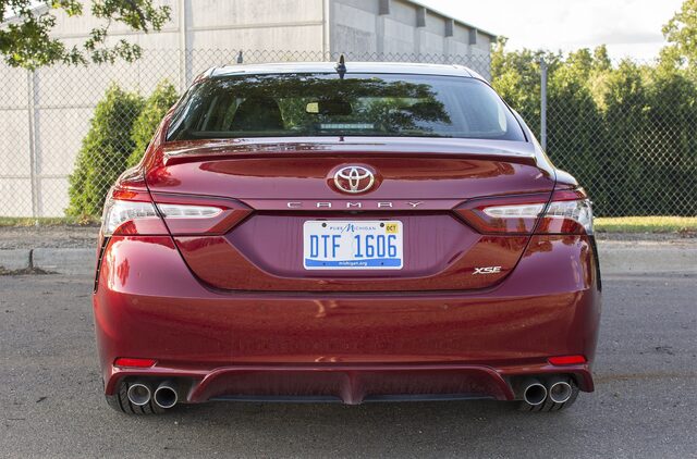 2018 Toyota Camry XSE Rear View