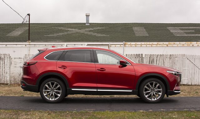 2018 Mazda CX-9 Grand Touring AWD — Passenger Side Profile, Soul Red