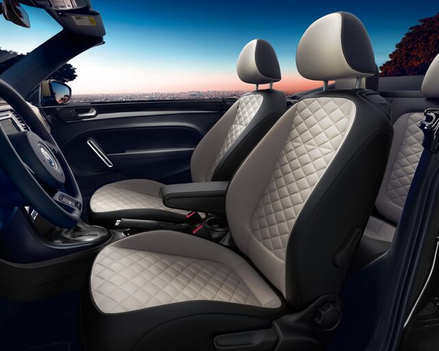 2019 Volkswagen Beetle Final Edition — Convertible Interior, Diamond-Stitched Seats
