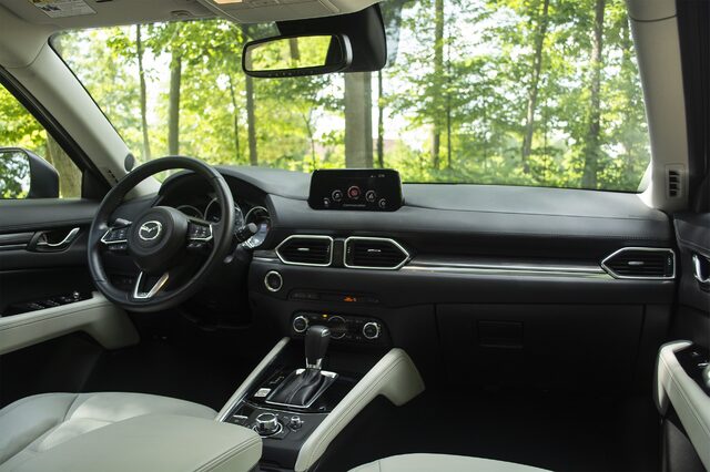 2018 Mazda CX-5 Grand Touring passenger side interior and center console