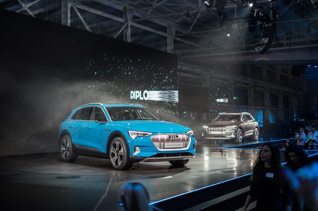 2019 Audi e-tron world premiere reveal event in San Francisco