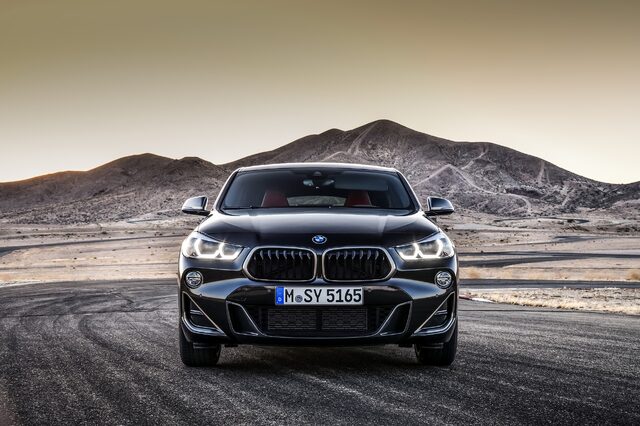 2019 BMW X2 M35i front view in desert setting