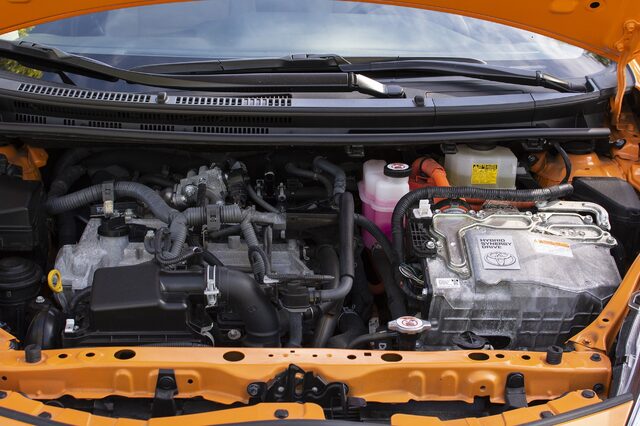 2018 Toyota Prius C Four hybrid engine bay