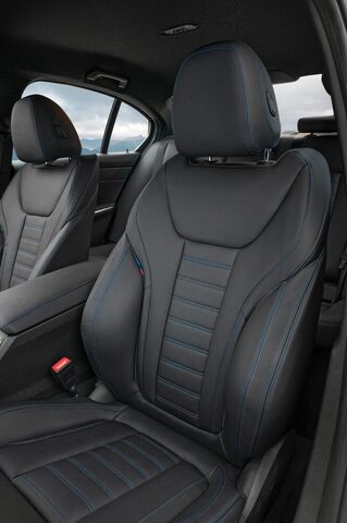 2019 BMW 3 Series M Sport interior [center console]