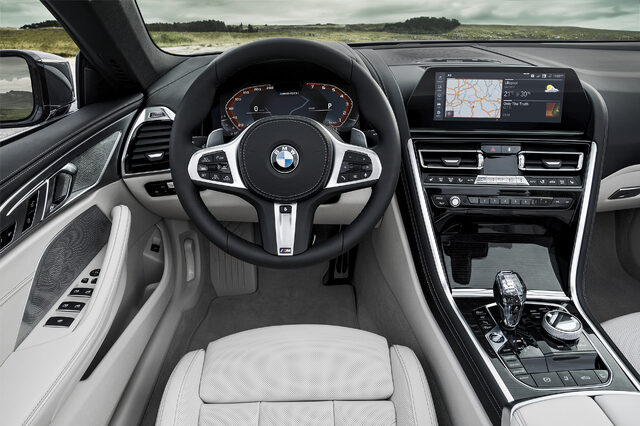 2019 BMW 8 Series Convertible Driver Cockpit and Dashboard