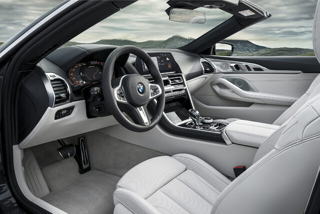 2019 BMW 8 Series Convertible Interior Open-Air Cabin