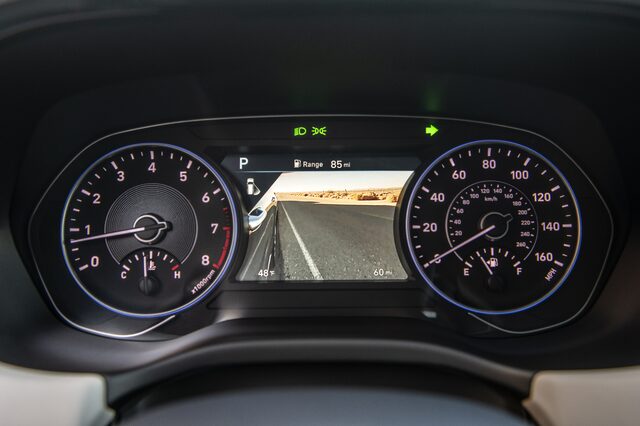 2020 Hyundai Palisade interior [digital instrument cluster]