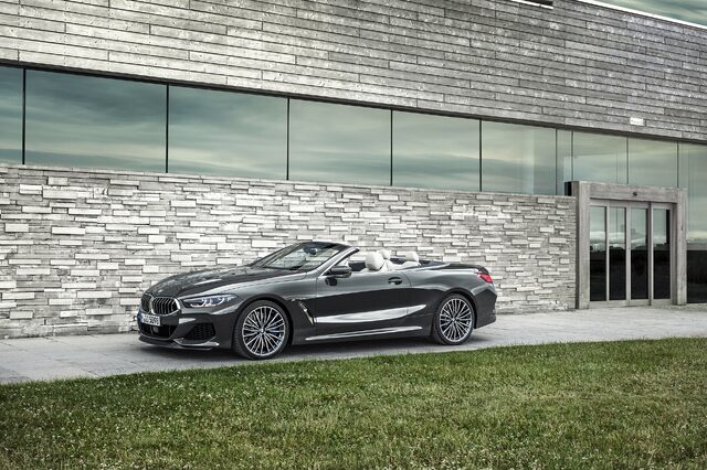2019 BMW 8 Series Convertible Side Profile Parked